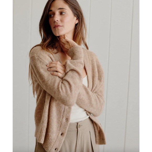 Jenni Kayne Boyfriend Alpaca Cardigan - Picture 1 of 8